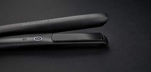 GHD - Plancha para cabello Platinum+ Black Styler Ultra Zone con tecnología predictiva, color negro