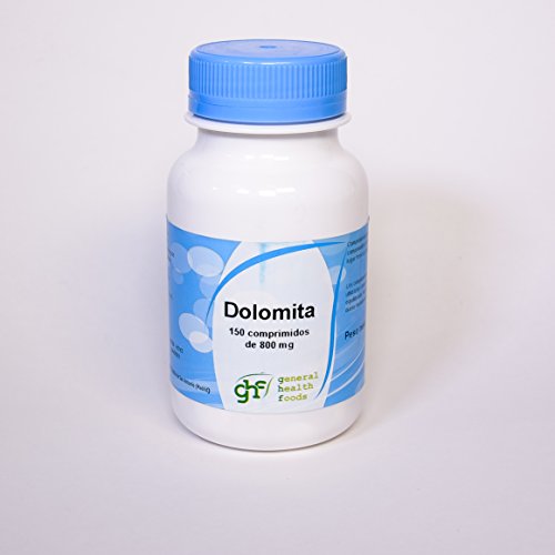 Ghf Dolomita, Complemento Alimenticio con Calcio y Magnesio, 150 comprimidos de 800 mg