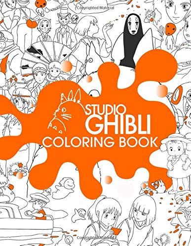 Ghibli Studio Coloring Book: Color all your Ghibli Studio favorite characters