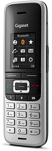 Gigaset S850HX Analog/DECT Telephone Negro, Plata Identificador de Llamadas - Teléfono (Analog/DECT Telephone, 500 entradas, Identificador de Llamadas, Negro, Plata)