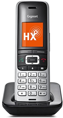 Gigaset S850HX Analog/DECT Telephone Negro, Plata Identificador de Llamadas - Teléfono (Analog/DECT Telephone, 500 entradas, Identificador de Llamadas, Negro, Plata)