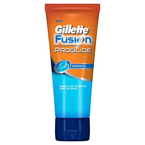 Gillette Fusion ProGlide - Gel de afeitado transparente (6 unidades, 175 ml)