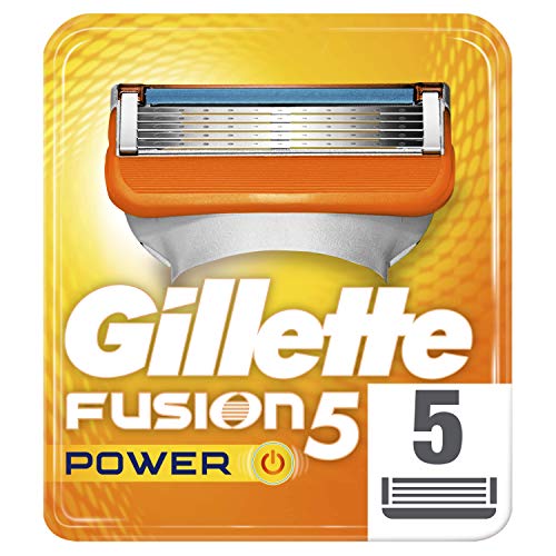Gillette Fusion5 Power Maquinilla Afeitar, 5 Recambios