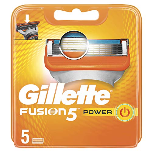 Gillette Fusion5 Power Maquinilla Afeitar, 5 Recambios