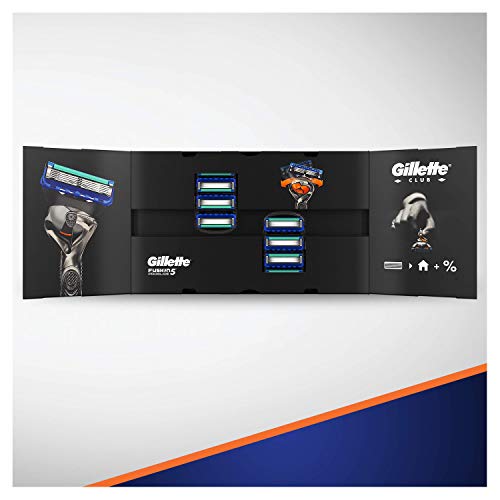 Gillette Fusion5 ProGlide Maquinilla de Afeitar con Tecnología FlexBal + 8 Cuchillas de Recambio