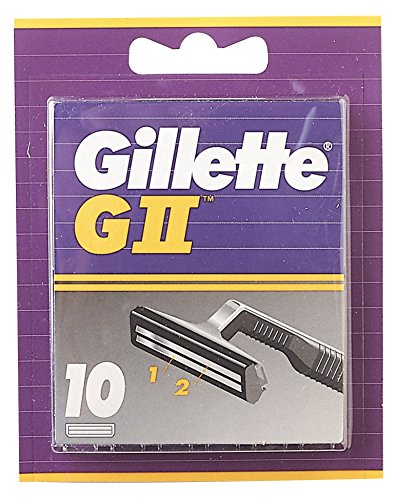 Gillette GII cuchillas, 10 unidades