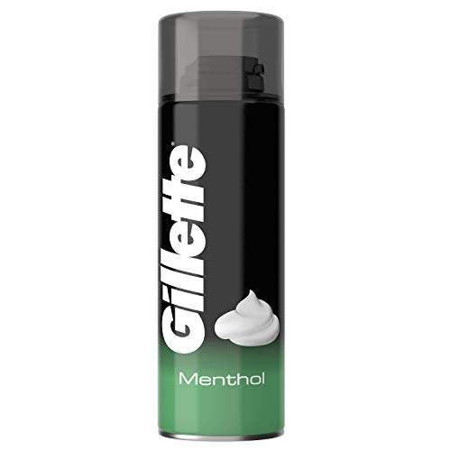 Gillette Rasierschaum Menthol 300ml für eine gründliche und komfortable Rasur