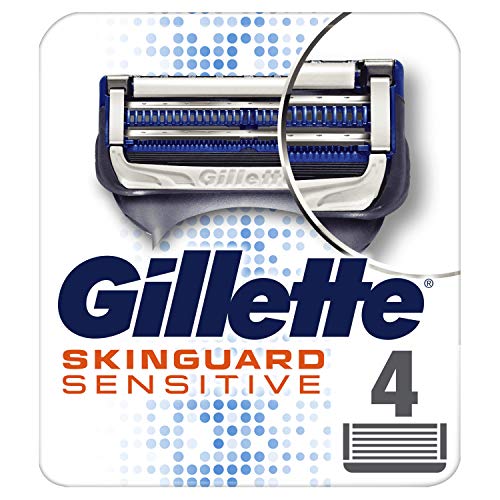 Gillette SkinGuard Sensitive Maquinillas Para Hombre 4 Recambios