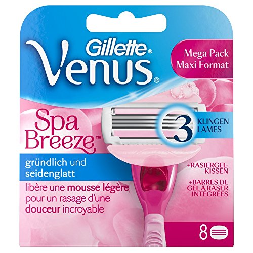 Gillette - Venus - Afeitar de arranque con 3 palas - 8 unidades