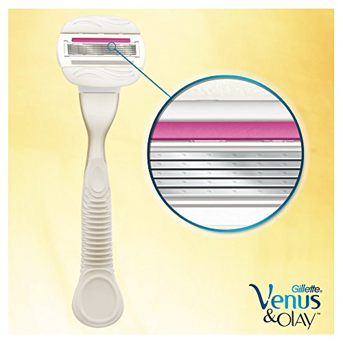 Gillette Venus & Olaz Sugarberry - Paquete de 3 recambios para cuchilla de afeitar para mujer