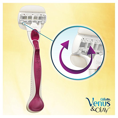 Gillette Venus & Olaz Sugarberry - Paquete de 3 recambios para cuchilla de afeitar para mujer
