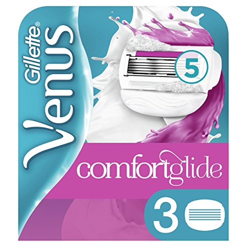Gillette Venus & Olaz Sugarberry - Paquete de 3 recambios para cuchilla de afeitar para mujer