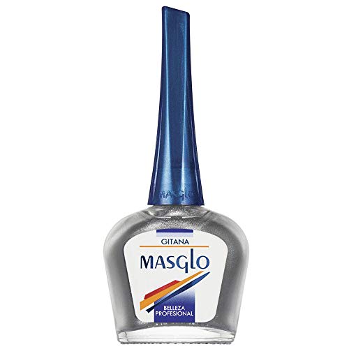 GITANA ESMALTE DE UÑAS PLATA METALIZADO MASGLO 13,5 ML