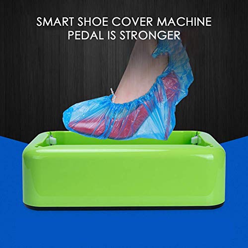 GJNVBDZSF Máquina automática para Cubrir Botas, máquina portátil para Cubiertas de Zapatos, Duradera con 100 Piezas de plástico, Ideal para talleres, Salas de Juntas, oficinas, hogar