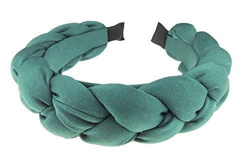 Glamour Girlz - Diadema para mujer, diseño de satén, color verde