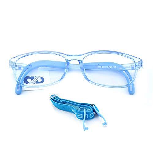 Glasses Gafas Infantiles Anti-Azul 0 °, Ver Ordenador, teléfono móvil. Proteccion de radiacion Anti-UV400, Prevención de la miopía Onda Anti-electromagnetica Gafas Protectoras para niño niña