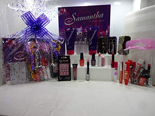 Gloria Perfume y maquillaje cesta de regalo para ella, 20 piezas