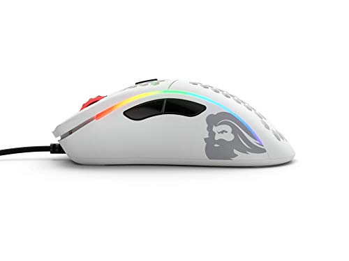 Glorious PC Gaming Race Model D Gaming-Maus - Blanco Mate, GD-White