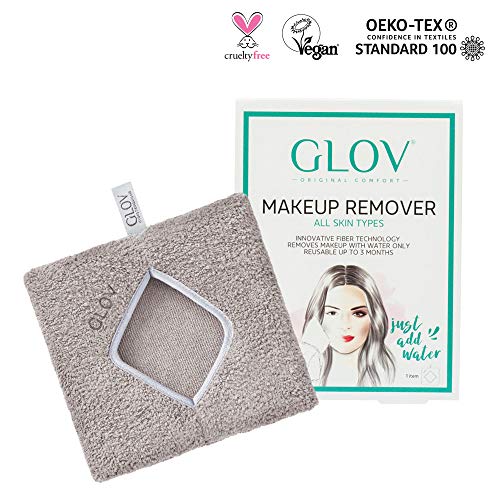 GLOV COMFORT - Eliminar el Maquillaje con Paños de Limpieza Facial - Productos de Limpieza Desmaquillantes Reutilizable - Eliminar el Maquillaje sólo con agua