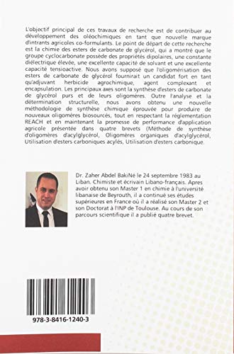 Glycérol: valorisation innovante (OMN.UNIV.EUROP.)