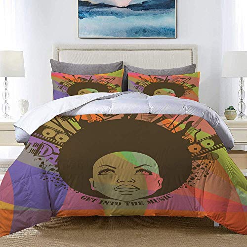 GOBENDJ 1203 - Juego de 3 fundas de almohada (varios tamaños, 7 colores), diseño de setas de San Juan, Color3, Queen/Full Size