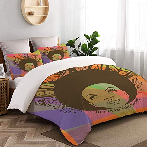 GOBENDJ 1203 - Juego de 3 fundas de almohada (varios tamaños, 7 colores), diseño de setas de San Juan, Color3, Queen/Full Size