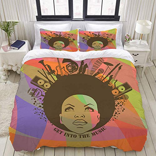 GOBENDJ 1203 - Juego de 3 fundas de almohada (varios tamaños, 7 colores), diseño de setas de San Juan, Color3, Queen/Full Size