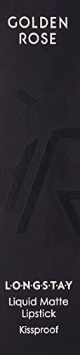 Golden Rose Longstay - Tinta de labios mate (20 unidades), color negro