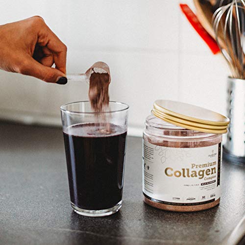 Golden Tree Premium Complejo de Colágeno en Polvo, 330g, 30 Porciones, 4 Tipos de Colágeno