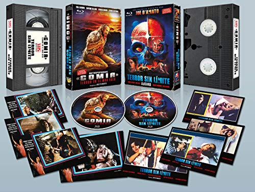 Gomia, Terror en el Mar Egeo BD + Terror sin Límite BD estuche VHS con 8 Postales en Edición Limitada Numerada de 1000 ejemplares [Blu-ray]