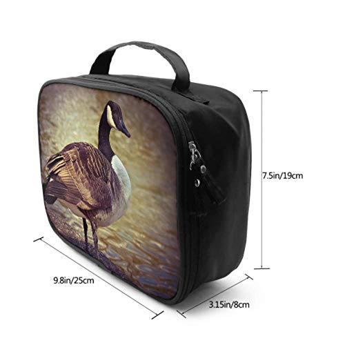 Goose Animal Bird Aves de Corral Greylag Goose Gander Bolsa de Viaje Belleza Niños Bolsa de Aseo Bolsa de Viaje para niñas Bolsa de cosméticos Bolsa Impresa multifunción para Mujeres