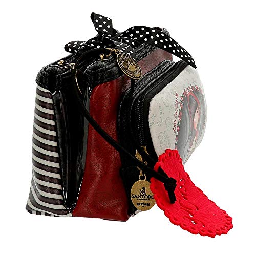 Gor-juss Little Red Riding Hood Neceser Pequeño Tres Compartimentos, Multicolor, 20 cm