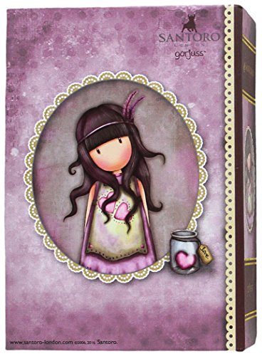 Gorjuss JW-05-G Joyero Libro Pequeño Jar of Hearts