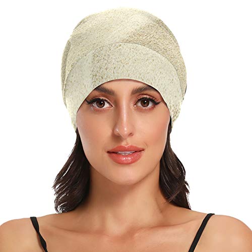 Gorra Ligera para Dormir Conchas de Arena para la Playa Cabello de Estrella de mar Gorros para la Noche Gorro Duradero Suave Exterior Duerme para Rizado Cabello Largo Natural Disponible día y Noche