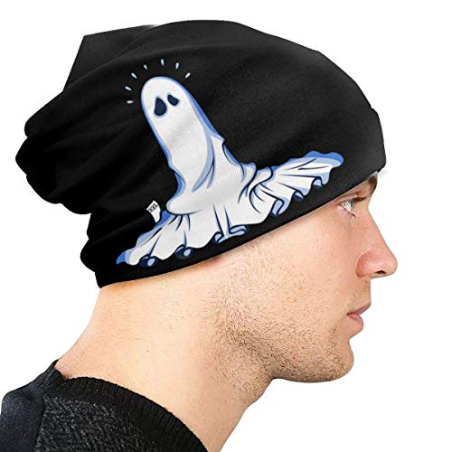 Gorro de Punto Truco o Trato Knit Beanie Hat Cap Gorras de Invierno Sombreros Skull Cap