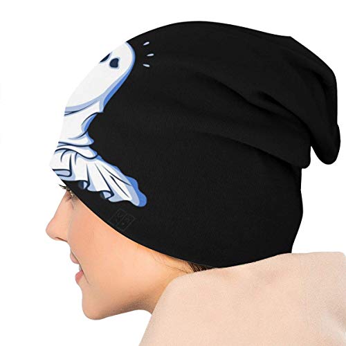 Gorro de Punto Truco o Trato Knit Beanie Hat Cap Gorras de Invierno Sombreros Skull Cap