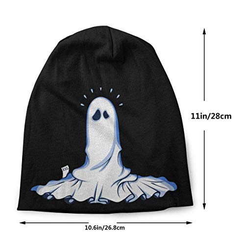 Gorro de Punto Truco o Trato Knit Beanie Hat Cap Gorras de Invierno Sombreros Skull Cap