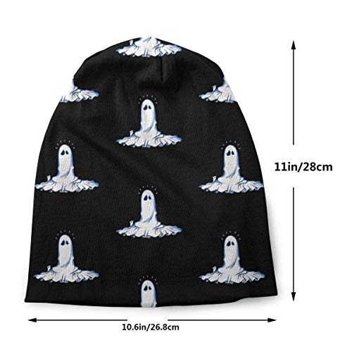 Gorro de Punto Truco o Trato Knit Beanie Hat Cap Gorras de Invierno Sombreros Skull Cap