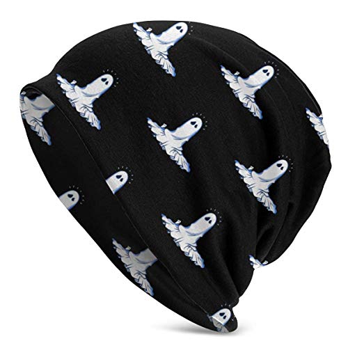 Gorro de Punto Truco o Trato Knit Beanie Hat Cap Gorras de Invierno Sombreros Skull Cap