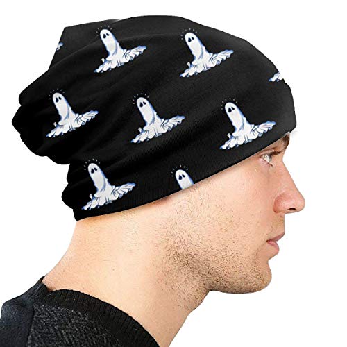 Gorro de Punto Truco o Trato Knit Beanie Hat Cap Gorras de Invierno Sombreros Skull Cap