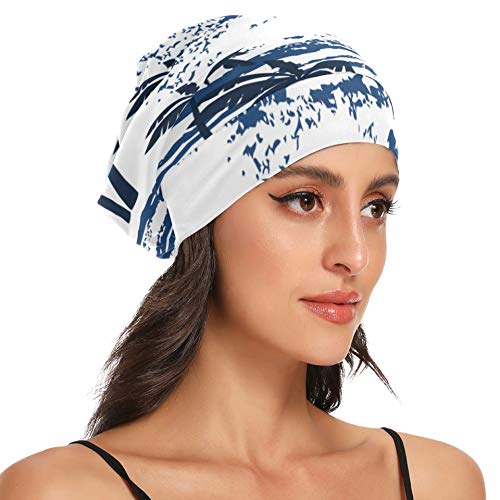 Gorro para el Cabello Noche Playa Mar Verano Palmera Gorro para Dormir para niñas Gorro de Dormir Suave y Duradero Gorro de Noche para Rizado Cabello Largo Natural Disponible día y Noche