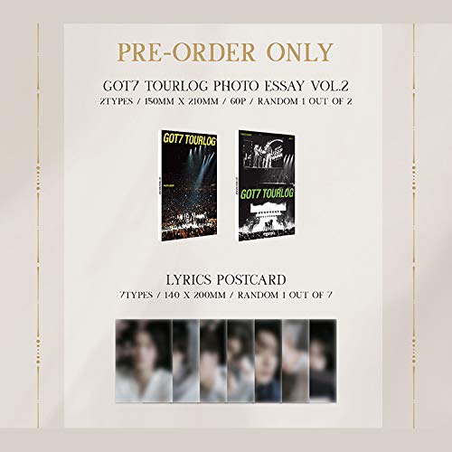 GOT7 Mini Album - DYE [ D ver. ] CD + Photobook + Mirror Card + Bookmark + Photocards + TOURLOG PHOTO ESSAY + LYRICS POSTCARD + OFFICIAL POSTER + FREE GIFT