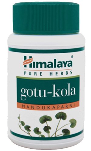Gotu Kola - Improves Alertness And Provides Calming Effect For Stress And Anxiety - All Natural Nervous System Support - 60 Capsules By Himalaya (Since 1930)