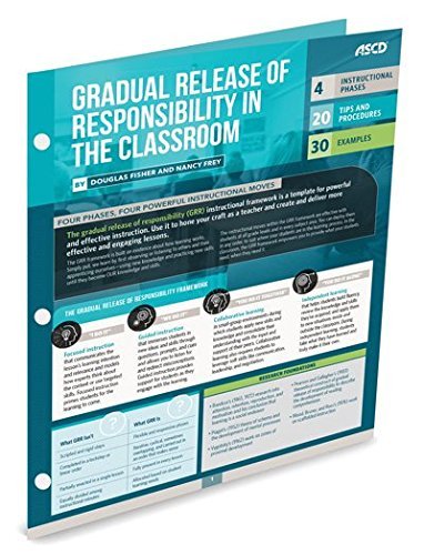Gradual Release of Responsibility in the Classroom (Quick Reference Guide) by Douglas Fisher (2016-07-11)