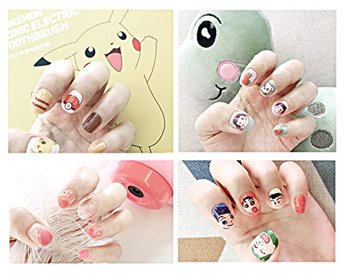 Gresunny 12 Hojas pegatinas uñas decorativas autoadhesivas nail stickers full cover DIY arte de uñas impermeable manicura francesa etiqueta uñas con limas de uñas