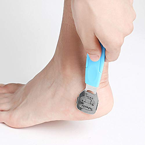 Gresunny 8 piezas kit de pedicura profesional cuidado de manicura de piel set cortacallos pies herramientas de corte de uñas de acero inoxidable escofina de pie remover piel muerta