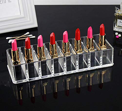 GRF Caja De Almacenamiento De Sombra De Ojos En Polvo Marco De LáPiz Labial Marco De Maquillaje De Sombra De Ojos Transparente Caja De Maquillaje