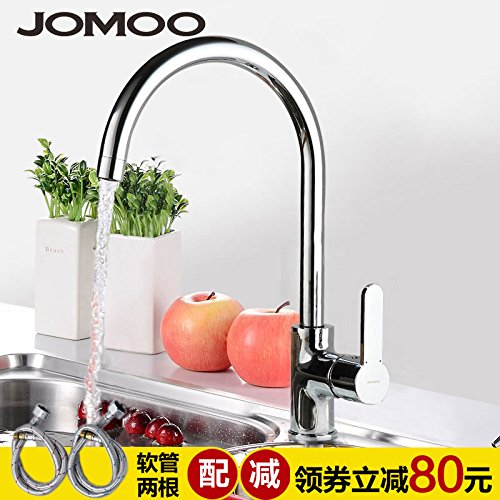 Grifos De Cocina Para Fregadero Grifo De Lavabojomoo Jiu Mu Cobre Giratorio De Agua Fría Y Caliente Grifo De La Cocina Grifo Del Fregadero Grifo Cuenca 33080,3336-146 ● Cupón De Consulta Menos 80