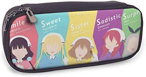 Gsixgoods Estuche Pencil Case Pencil Bag Pouch Storage bag Practical Bag Holder with Zipper - Blend S Maika Sakuranomiya & Hideri Kanzaki
