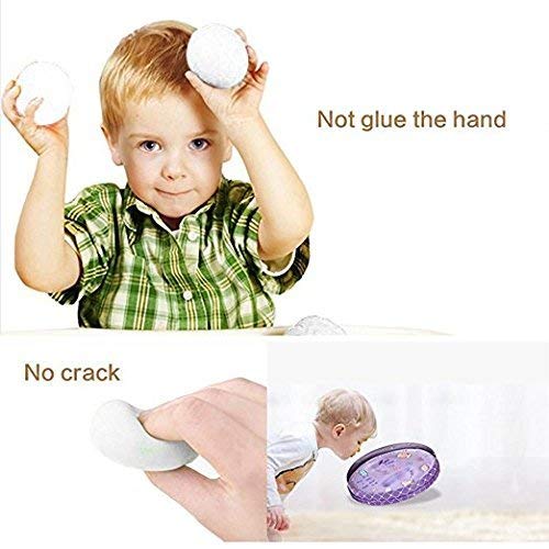 GSSUCCESS bebé Handprint y Marco de huella Inkpad de fotos Regalos Babyparty seguros y elegantes Elegante blanco de madera sólida para recién nacidos/bebé Regalos,Blanco no tóxico